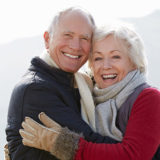 older couple on a mountain