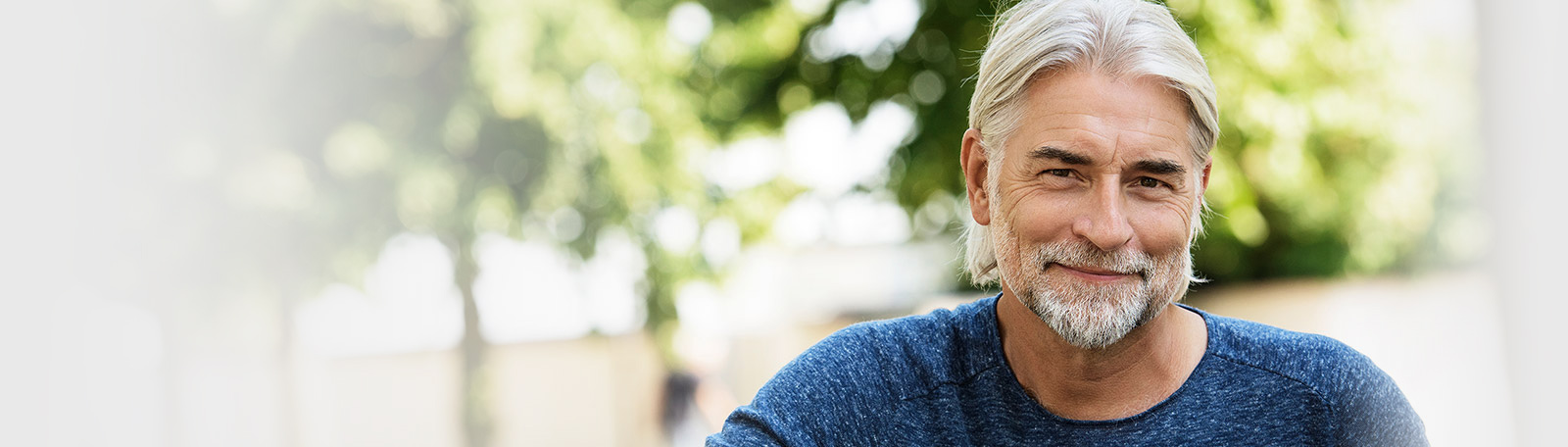 attractive man outside